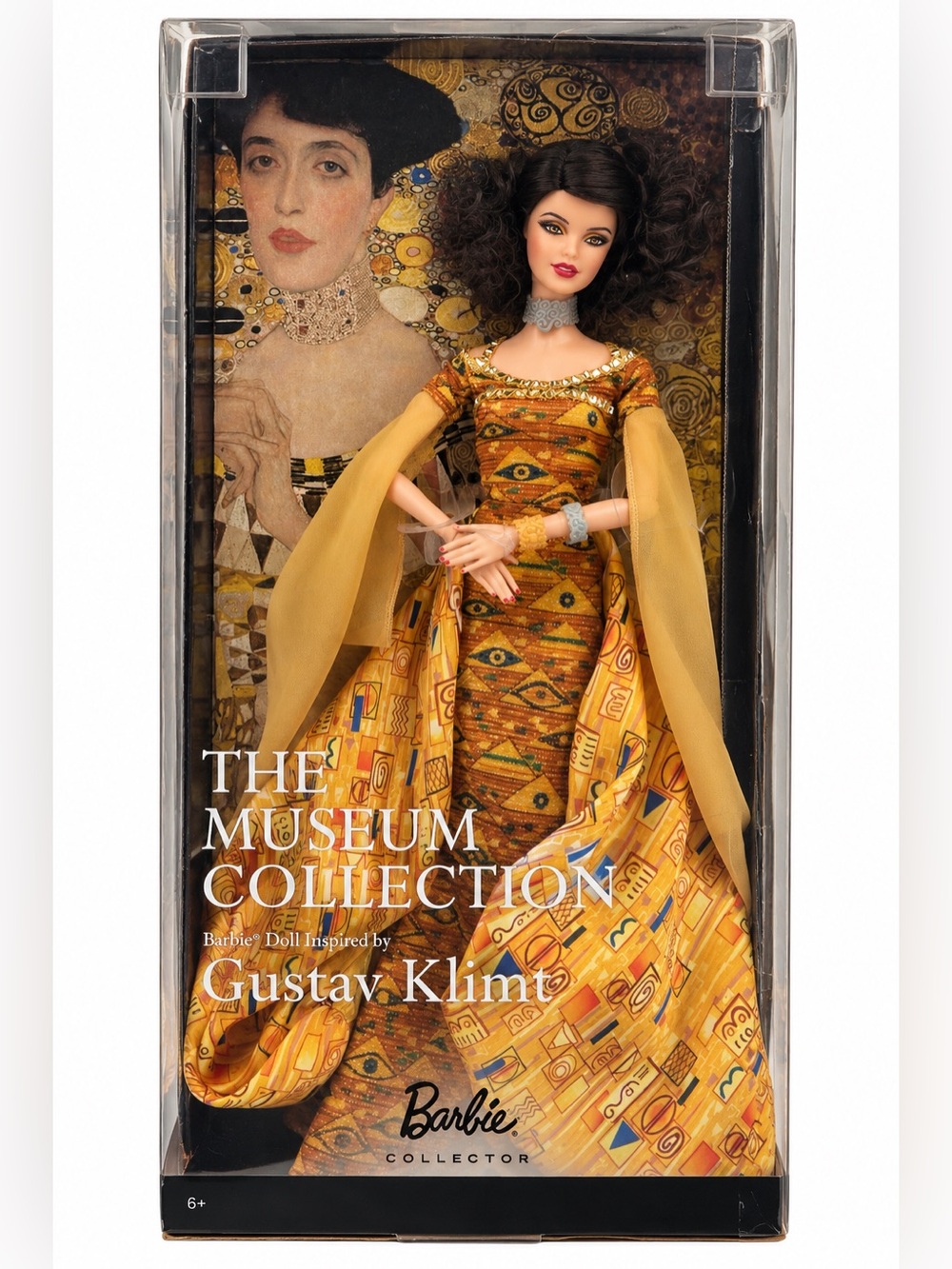 Gustav Klimt Barbie Doll The Museum Collection 2010 Mattel V0443 Pink Label READ